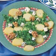 Ensalada de patatas con nueces