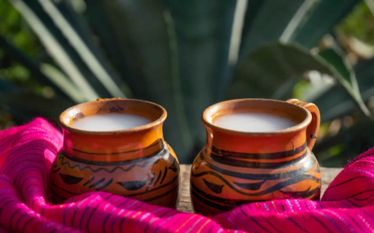 Pulque curado de almendras
