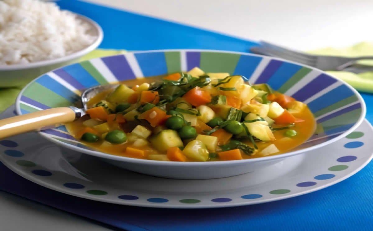 Picante de zapallito y choclo