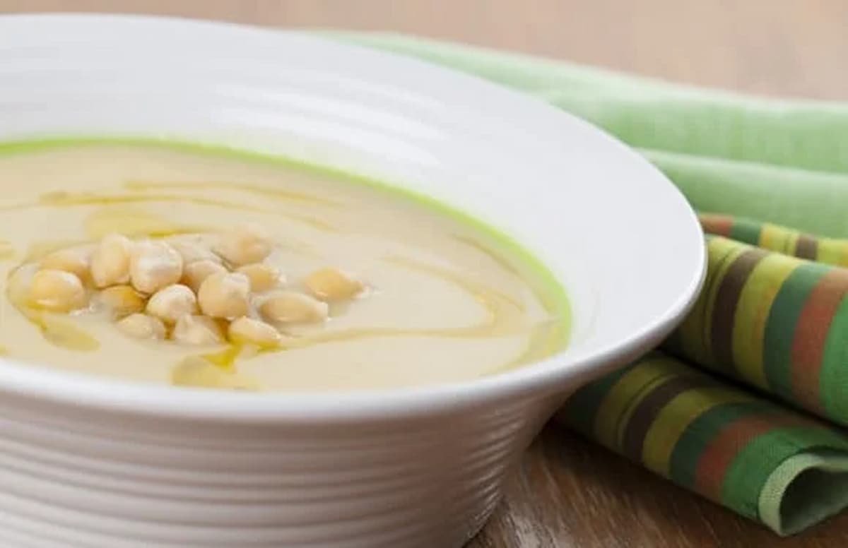 Crema de garbanzos