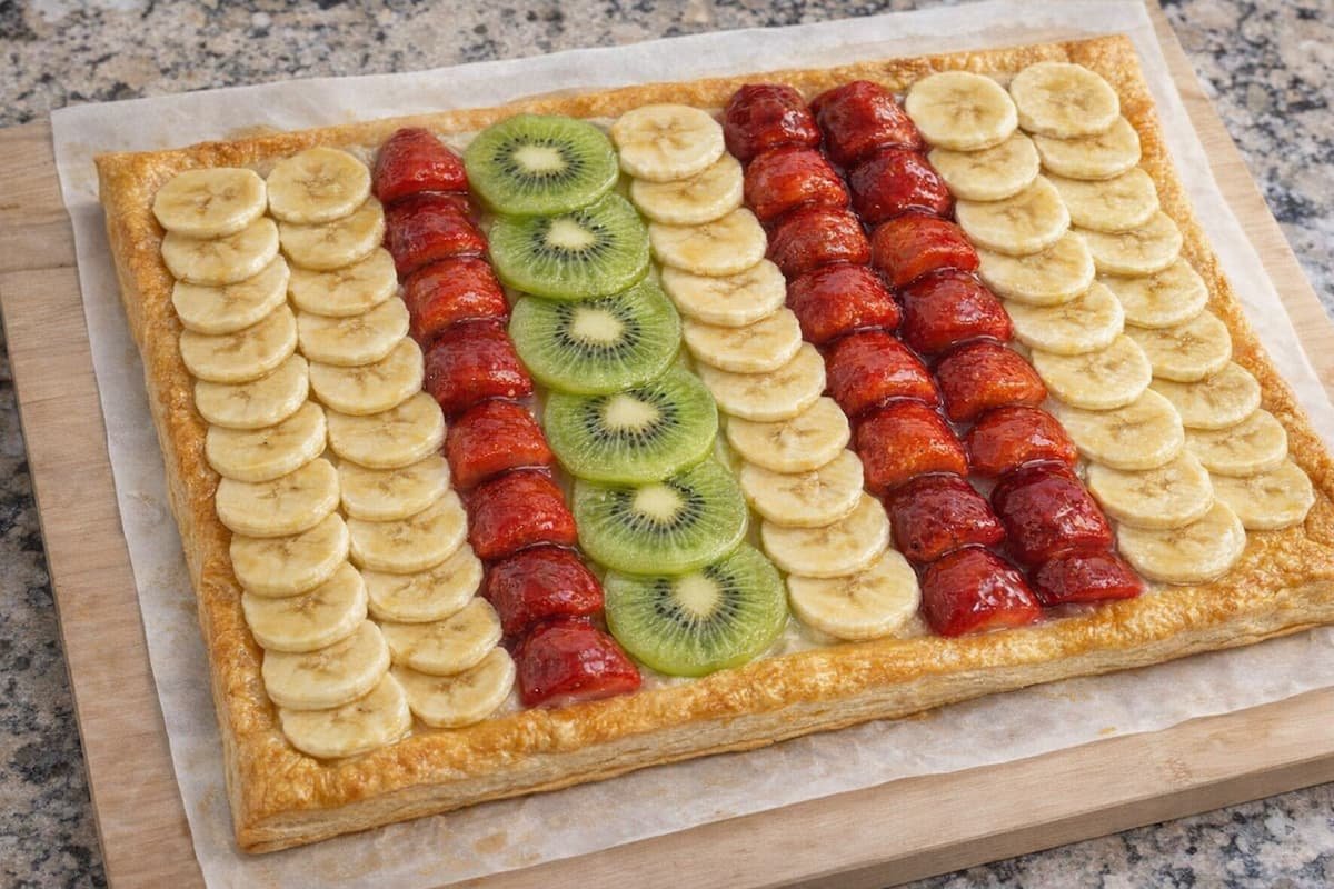 Hojaldre con frutas