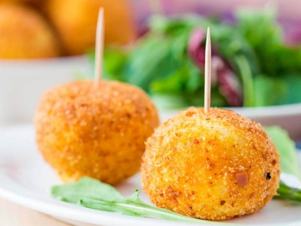 Croquetas de arroz a la mozzarella | Lasrecetasdelchef