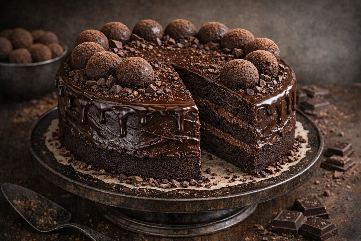 Torta Trufa de Chocolate