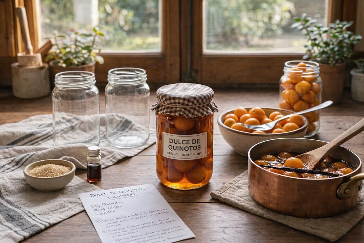 Dulce de quinotos El tesoro del norte: Dulce de quinotos en almíbar
